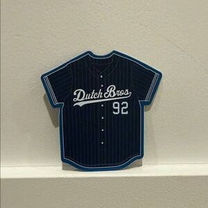 Dutch Bros Pinstripe Jersey stickers